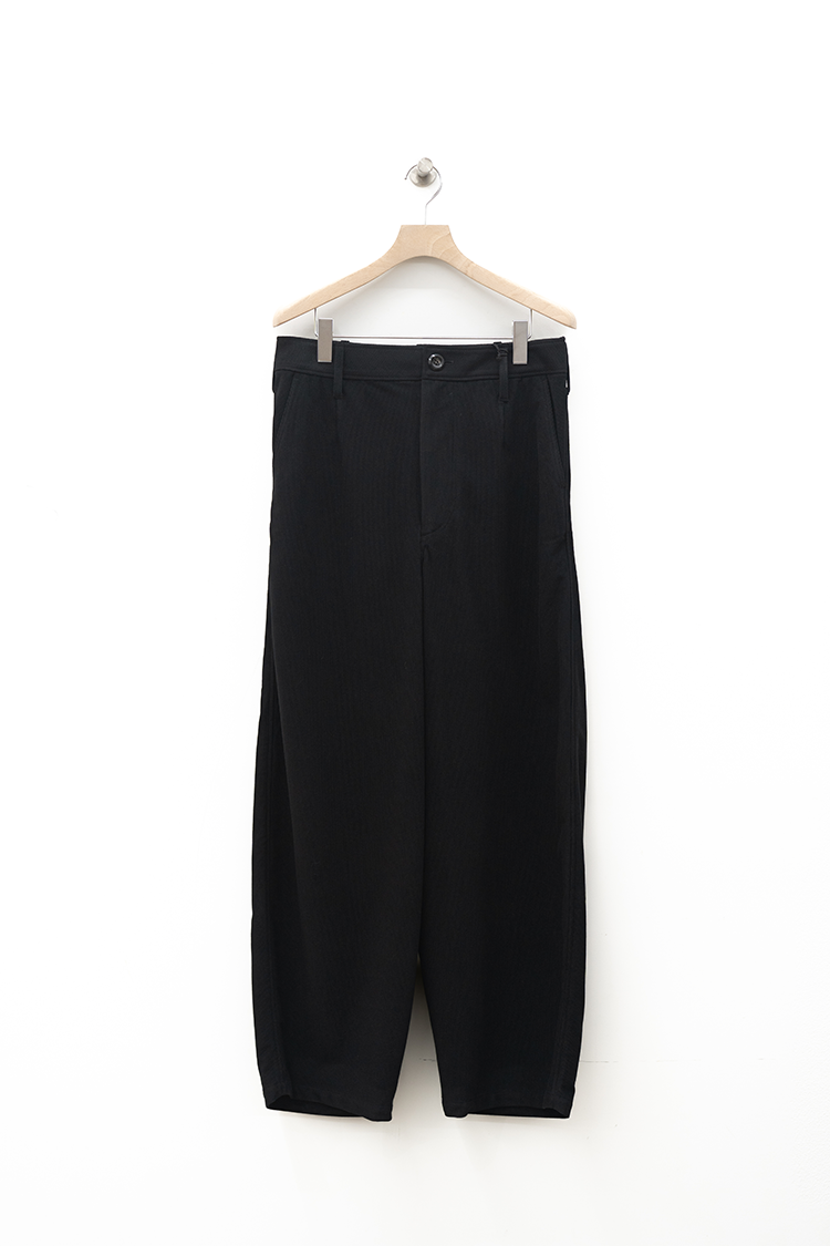 THERERACS RERACS WIDE BALLEL PANTS / BLACK