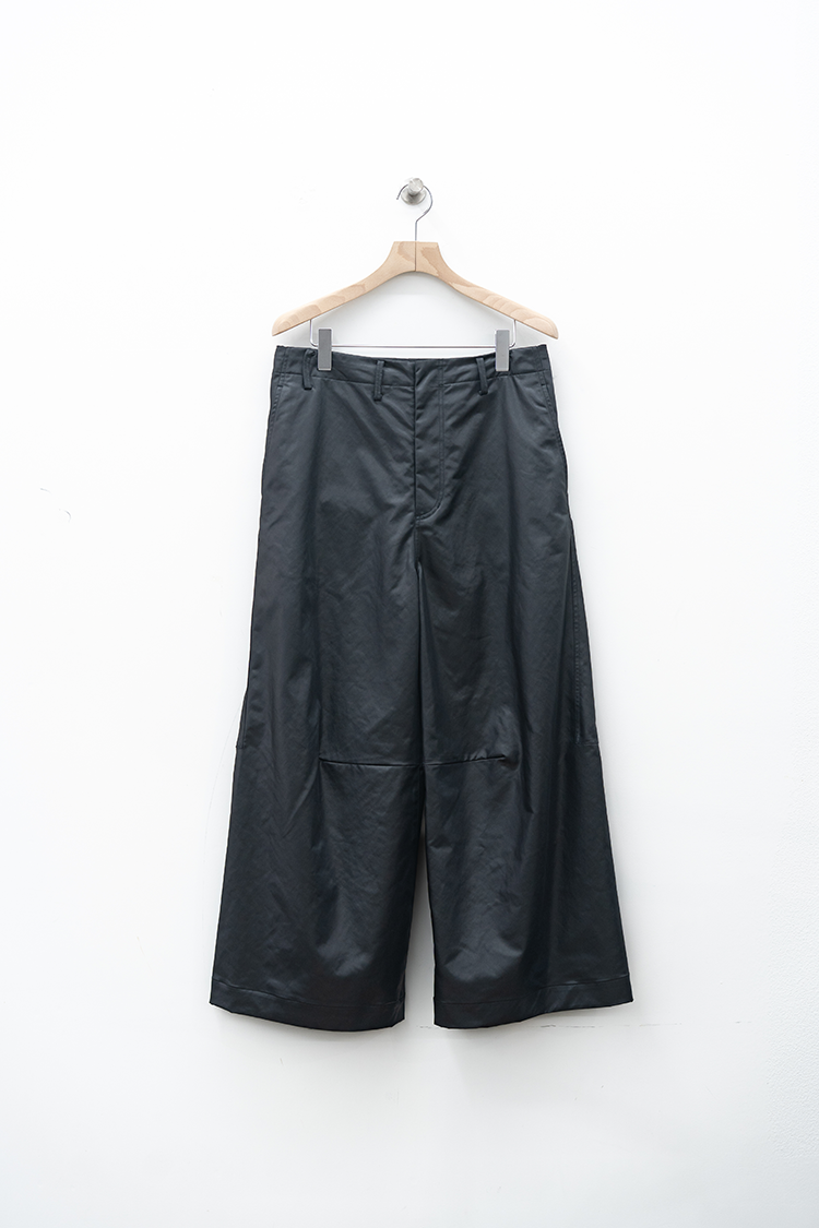 08sircus Wax vintage wide pants / BLACK
