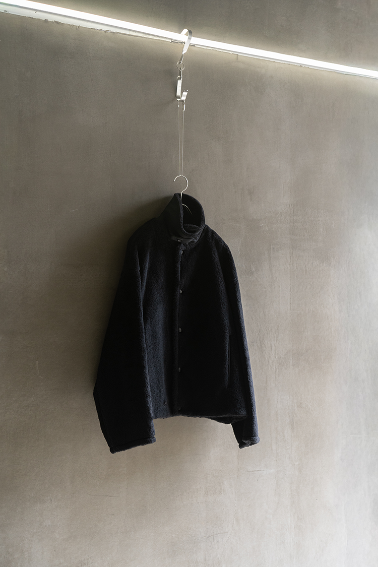 THERERACS for Unlimited  BAL COLLAR BOA COACH JACKET  / BLACK