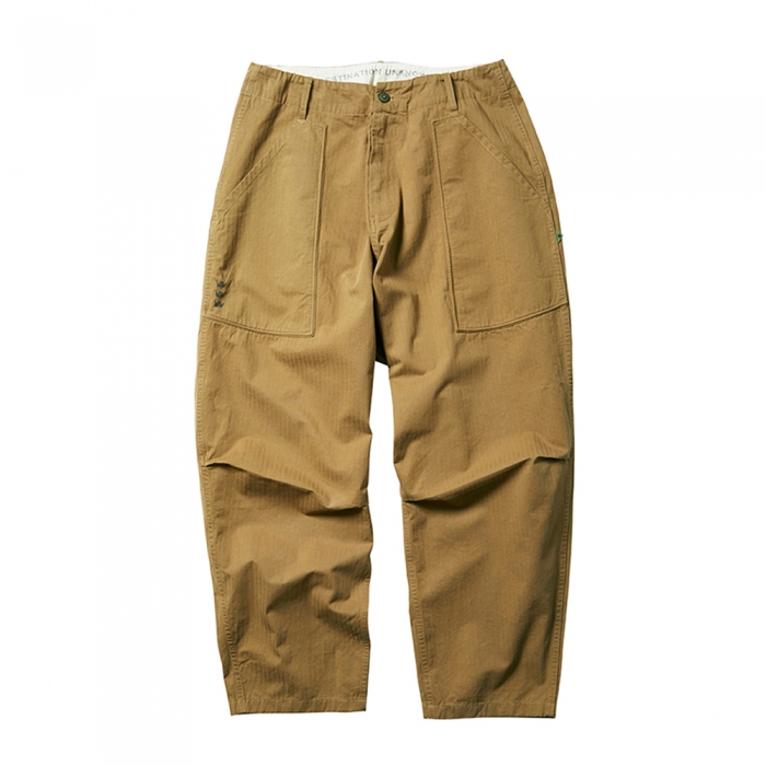 LIBERAIDERS 「HERRINGBONE SARROUEL PANTS - ベーカーパンツ」 - BUNTEN