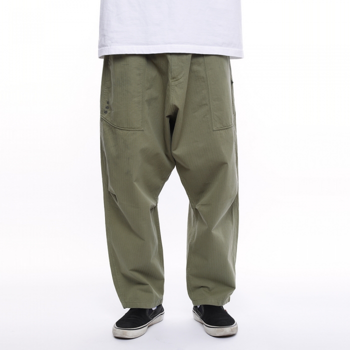 LIBERAIDERS 「HERRINGBONE SARROUEL PANTS - ベーカーパンツ」 - BUNTEN