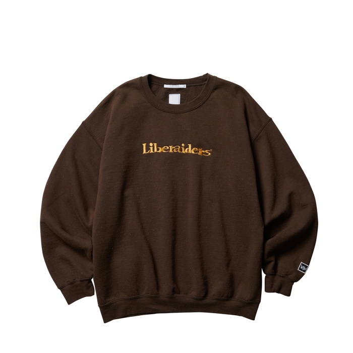 Liberaiders 「EMBROIDERY CREWNECK - クルーネックスウェットシャツ