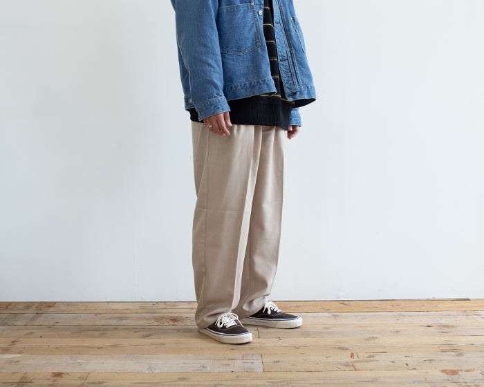 COMFORTABLE REASON 「Washable Wool Slacks - スラックス」 - BUNTEN