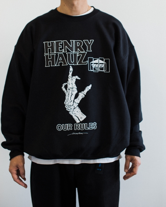 HENRY HAUZ 「HH×HIROTTON - クルーネックスウェットシャツ」 - BUNTEN