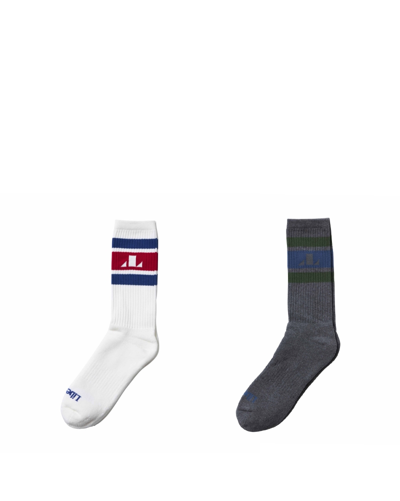 Liberaiders 「2-PACK LINE SOCKS - 2パックセットソックス」 - BUNTEN