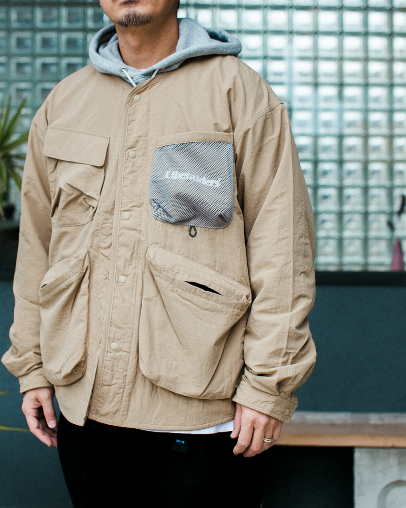 Liberaiders 「NYLON UTILITY JACKET - シャツジャケット」 - BUNTEN