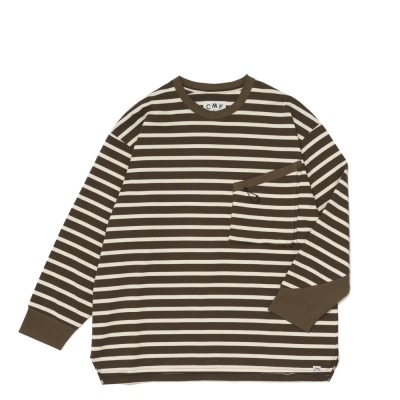 <img class='new_mark_img1' src='https://img.shop-pro.jp/img/new/icons8.gif' style='border:none;display:inline;margin:0px;padding:0px;width:auto;' />CMF OUTDOOR GARMENT 「SLOW DRY BORDER TEE LONG SLEEVE - L/S Tシャツ」