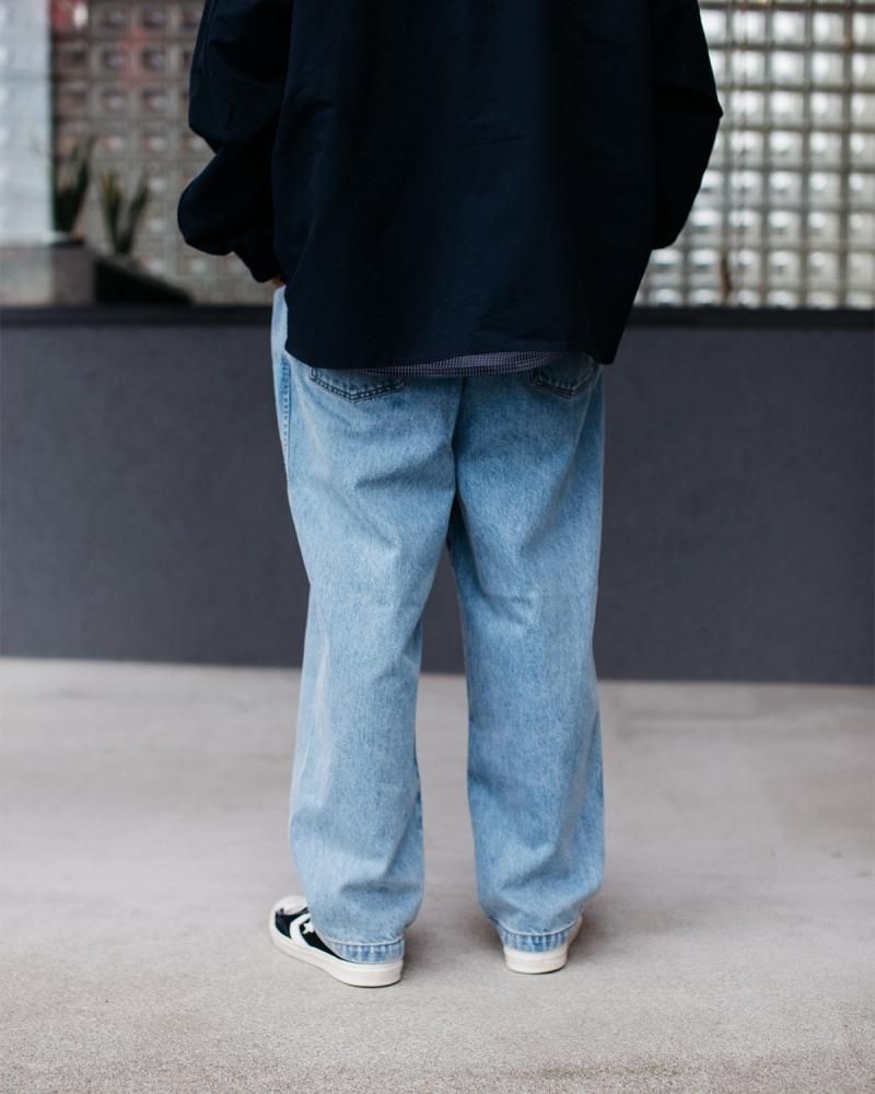COMFORTABLE REASON 「Fade Denim Slacks - デニムパンツ」 - BUNTEN