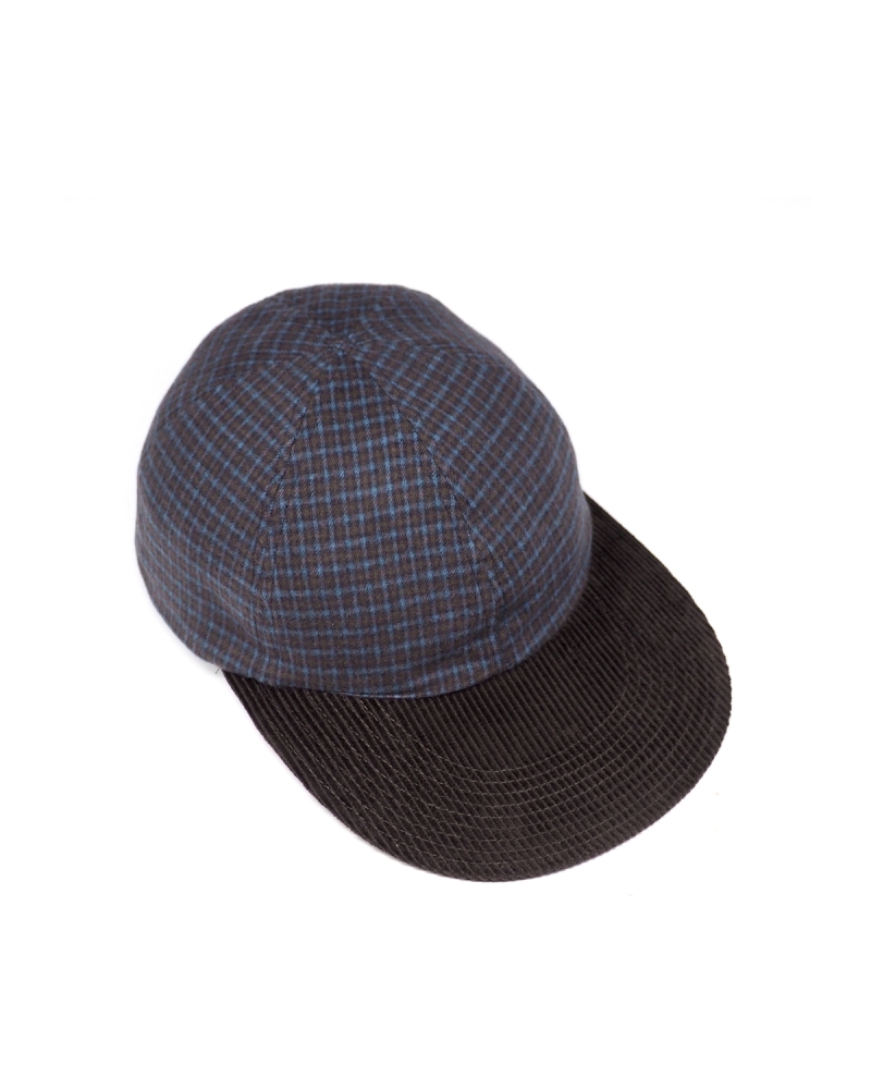 FOUND FEATHER 「Main Line Classic 6 Panel Caps // Cotton Gun Check 