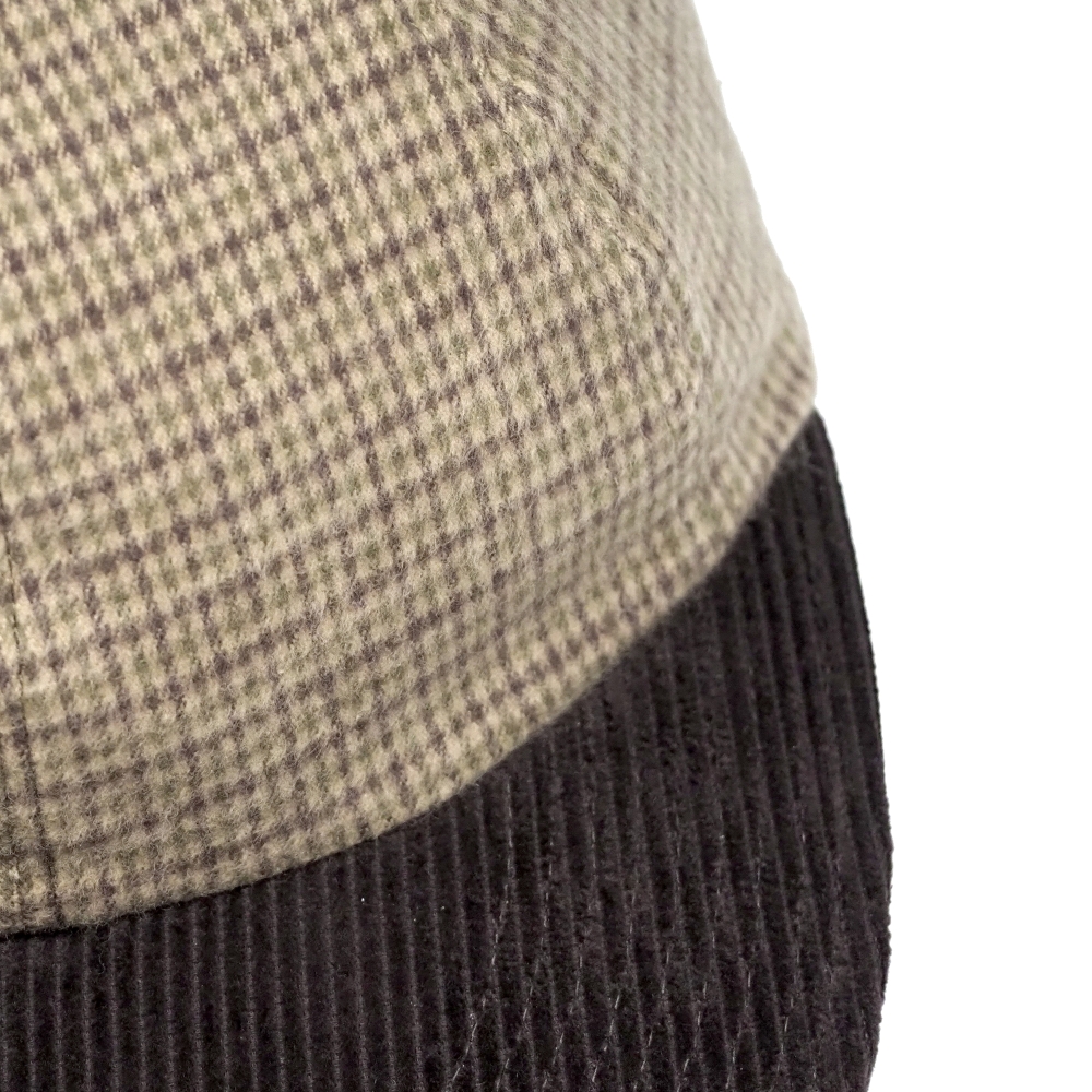 FOUND FEATHER 「Main Line Classic 6 Panel Caps // Cotton Gun Check 