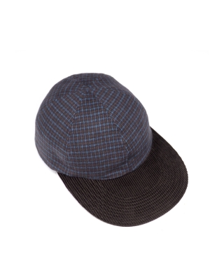 FOUND FEATHER 「Main Line Classic 6 Panel Caps // Cotton Gun Check Flannel  - コットンガムチェックキャップ」