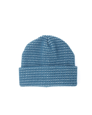 <img class='new_mark_img1' src='https://img.shop-pro.jp/img/new/icons8.gif' style='border:none;display:inline;margin:0px;padding:0px;width:auto;' />FOUND FEATHER 「Knit Line Waffle Beanie // Cotton   - ワッフルビーニー」
