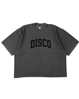 ISNESS MUSIC [DISCO FLOCKY PRINT T-SHIRT S/S T]