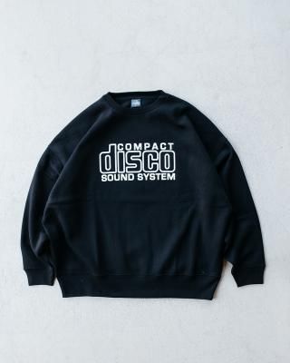 ISNESS MUSIC DISCO UNIV SWEAT SHIRT イズネス