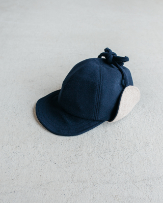 FOUND FEATHER | 6 Panel Cap with Ears // Melton Wool