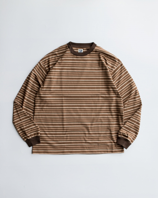 <img class='new_mark_img1' src='https://img.shop-pro.jp/img/new/icons8.gif' style='border:none;display:inline;margin:0px;padding:0px;width:auto;' />USUAL THINGS SCRUTINY | STRIPED L/S T-SHIRT