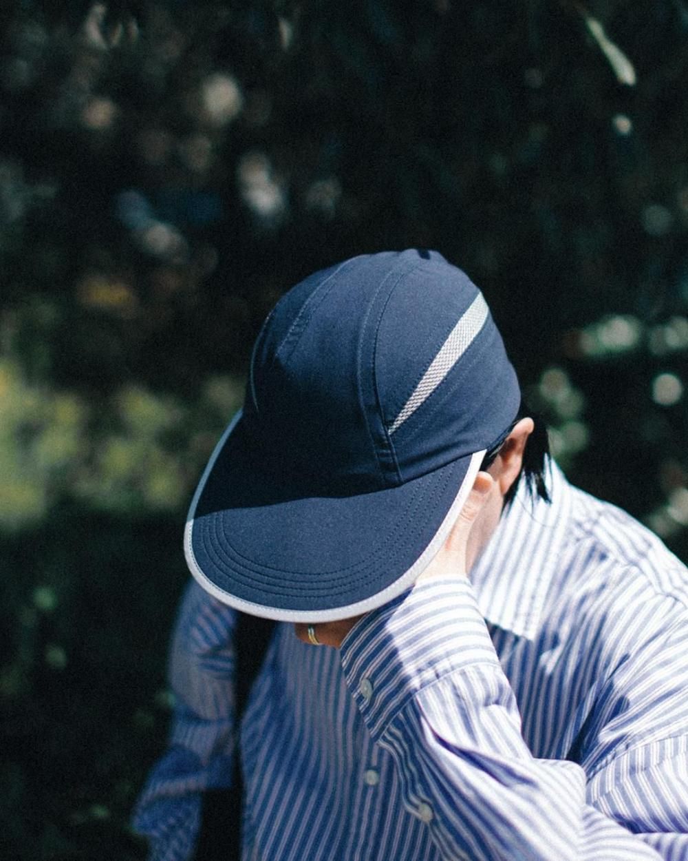 帽子 comfortable reason 3Fruit 6Panel navy COMFORTABLE REASON / STRETCH ACTIVE CAP / NAVY