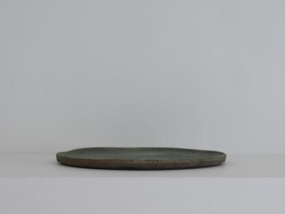 野口悦士 緑青6寸平皿 - H S - online shop -