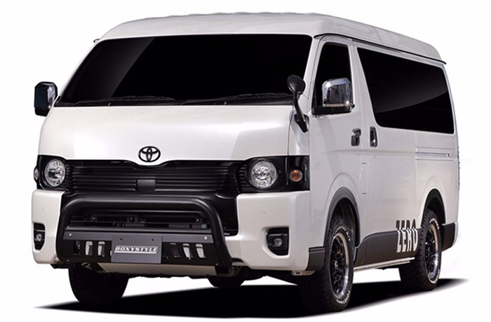 HIACE] NEW ZERO型フェイスチェンジフルセットVer.6 (改良型) - ボクシースタイルオンラインショップ