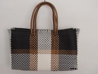 メルカドバック　シルバー　ショートハンドル メルカドバックWIDEショートハンドル【ストライプ ゴールド