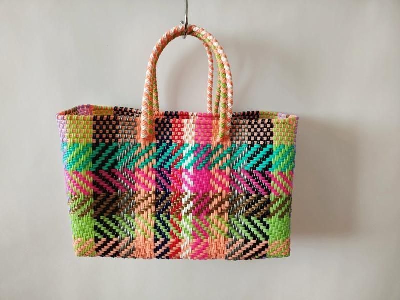 メルカドバックWIDEショートハンドル【ジグザグ マルチメロン