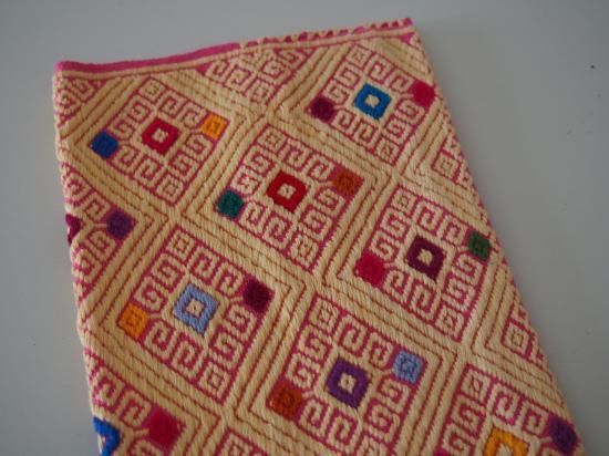 メキシコ 織りブックカバー サンアンドレスララインサール ピンク メキシコアクセサリー 雑貨 チチネオ メキシコ 織りブックカバー サンアンドレスララインサール ピンク メキシコアクセサリー 雑貨 チチネオ