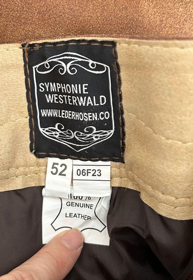 □型番547□Lサイズ52：レーダーホーゼン：ハーフ丈:ベルトタイプ