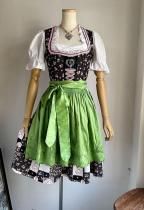 値下げ！ドイツ民族衣装　dirndl ディアンドル　3点セット ミュンヘン 購入ディアンドル ドイツ民族衣装セット 36 Sサイズ