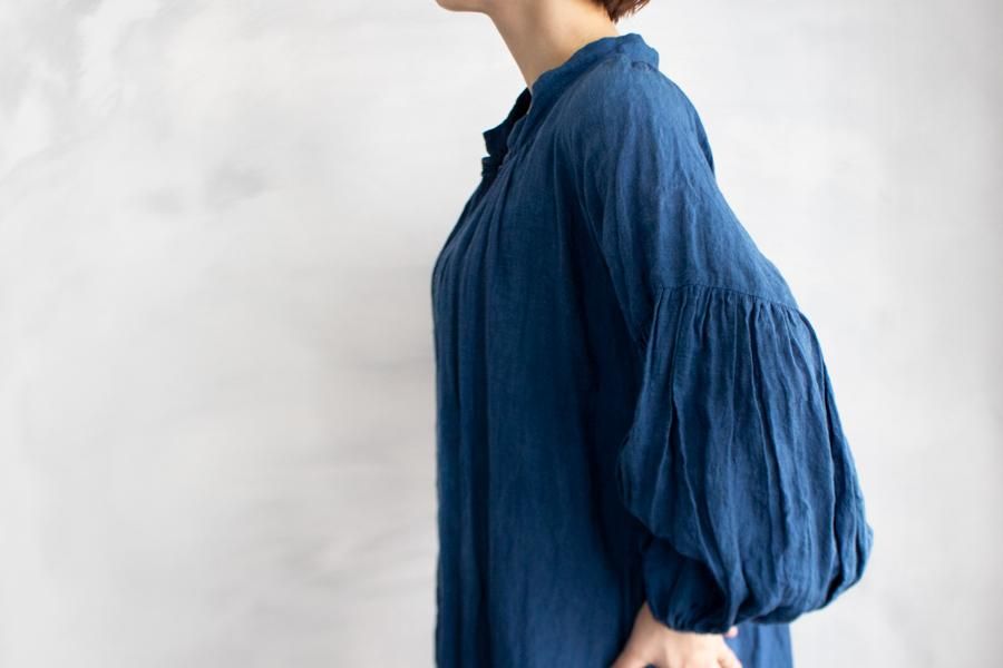 Tabrik 本藍染ギャザーワンピース Mavuno マヴーノ オンラインショップ Atelier El Towavase など取扱 Tabrik 本藍染ギャザーワンピース Mavuno マヴーノ オンラインショップ Atelier El Towavase など取扱