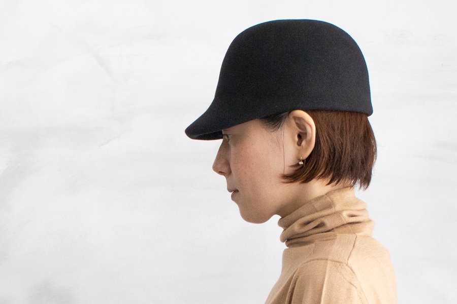 TACHINO CHIE RABBIT FELT CAP 立野千重 帽子-