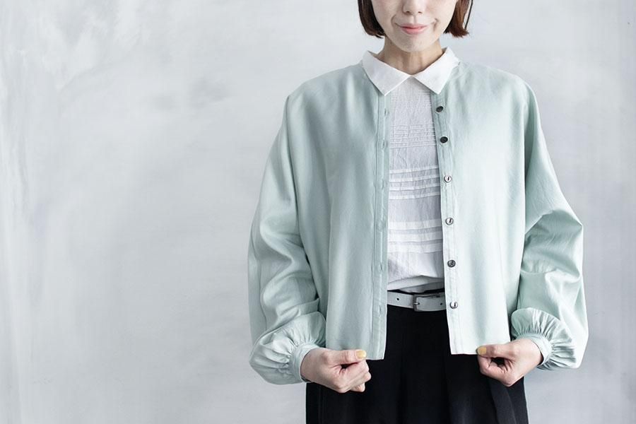 humoresque ユーモレスク collarless jacket 未使用 トップス シャツ