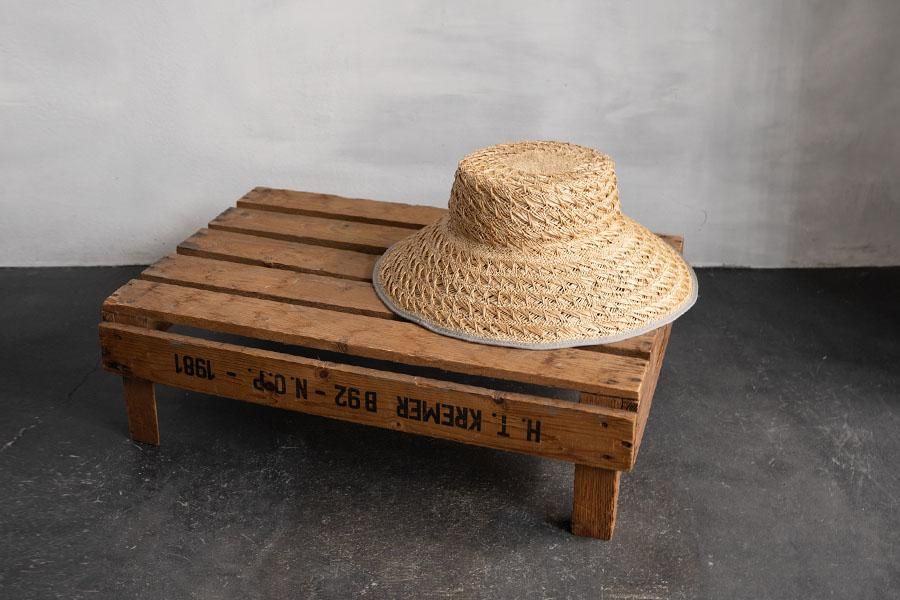 chisaki LEIN HAT NATURALL.GREY