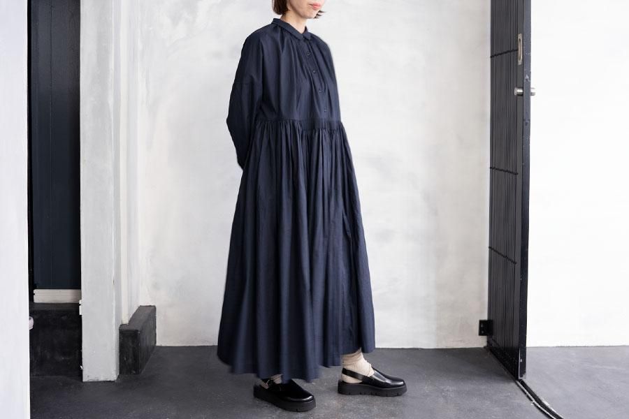 ECOLE DE CURIOSITES  LIMITED JEANNE CLAUDE åȥɥ쥹 DARK NAVY