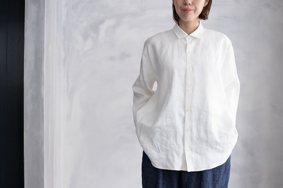 ❤️セモー❤️semoh ワイドシャツ【3】シルク100％ 幅広シャツ タグ付 美品