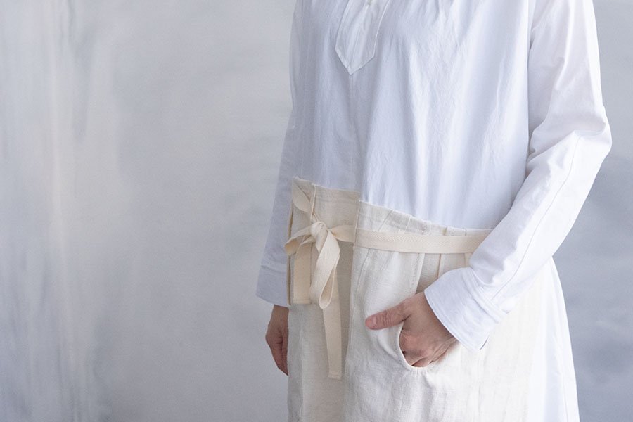 ECOLE DE CURIOSITES  LIMITED 「MARIA TERESA」 ドレス WHITE