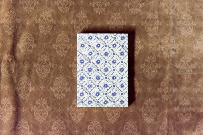 elam ノートブック(青い花のタイル) S