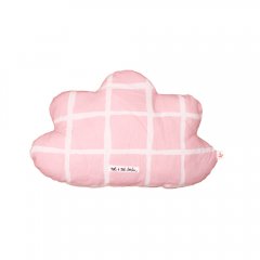 【SALE60%OFF】Noe & Zoe Little Cloud Pillow rose grid ピロークッション（ローズグリッド/S）