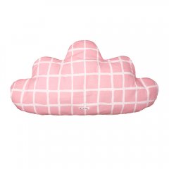 【SALE50%OFF】Noe & Zoe Large Cloud Pillow rose grid ピロークッション（ローズグリッド/L）