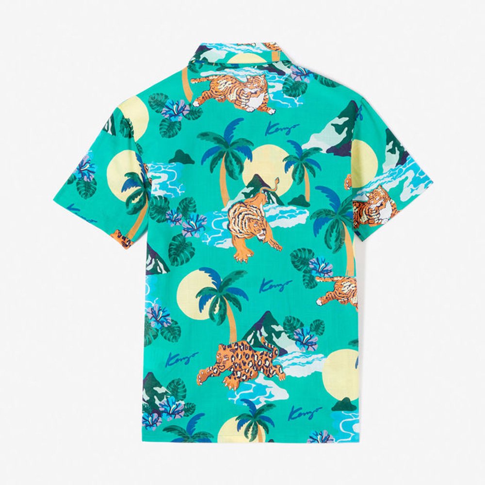 SALE50%OFF】KENZO FREDO MENTHOL ケンゾー シャツ（グリーン