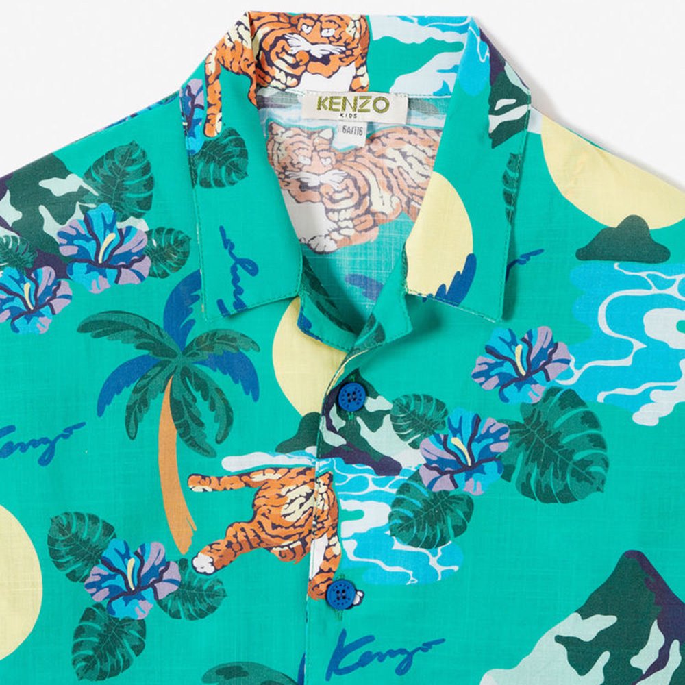 SALE60%OFF】KENZO FREDO MENTHOL ケンゾー シャツ（グリーン