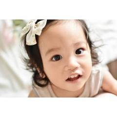 SALE50%OFFla petite blossom GIRL BOW PRAIRIE  ץƥ ֥å إԥʥ/L
