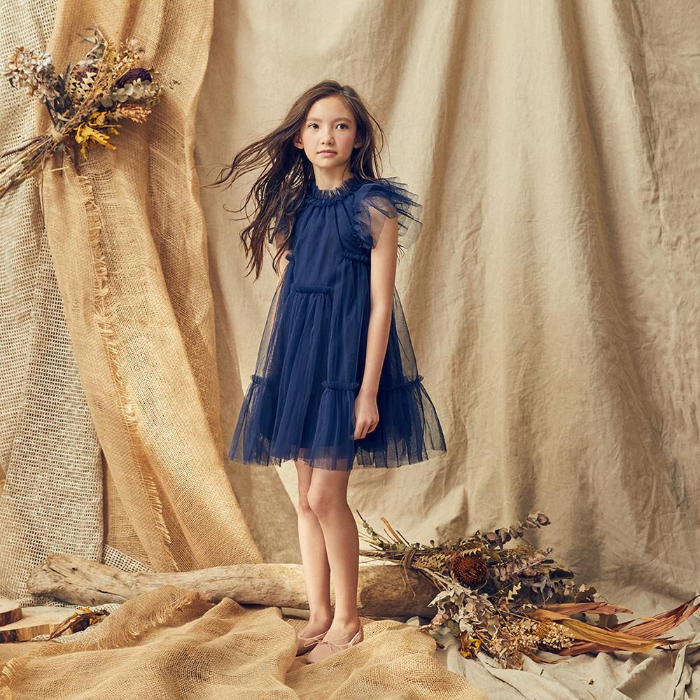 LOVE by Nellystella Baby Antoinette Dress Navy ラブバイネリーステラ アントワネットドレス（ネイビー）