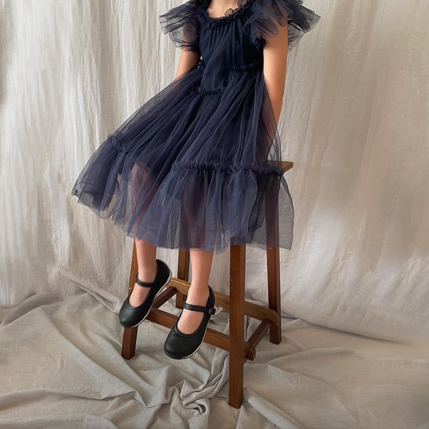 LOVE by Nellystella Baby Antoinette Dress Navy ラブバイ