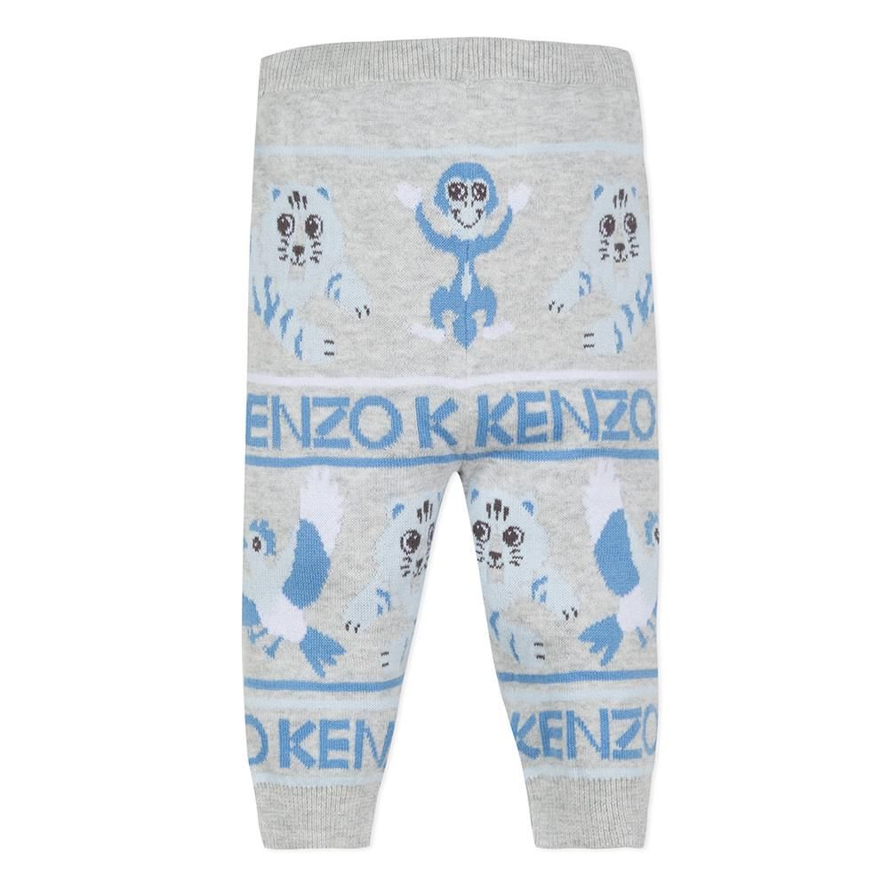 KENZO GALAXY MARL GREY ケンゾー ニットロングパンツ（グレー）