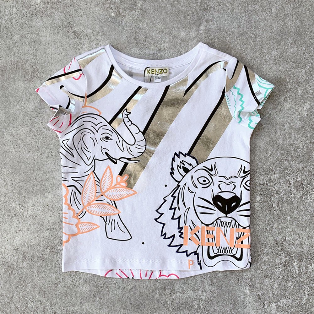 SALE40%OFF】KENZO JANICE 01. OPTIC WHITE 半袖Tシャツ（ホワイト