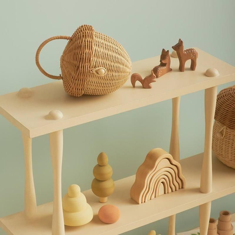 Olli Ella RATTAN ACORN BAG オリエラ ラタン製どんぐりバッグ Olli Ella RATTAN ACORN BAG オリエラ ラタン製どんぐりバッグ