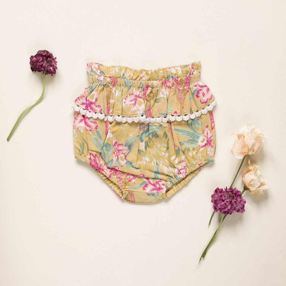 Louise Misha Bloomers Calakmul Soft Honey Parrots ルイーズミーシャ 花柄フリルブルマ ソフトハニーパロット インポート 輸入 ベビー服 子供服 出産祝い 通販 Vivid Life Louise Misha Bloomers Calakmul Soft Honey Parrots ルイーズミーシャ 花柄フリルブルマ ソフトハニーパロット インポート 輸入 ベビー服 子供服 出産祝い 通販 Vivid Life