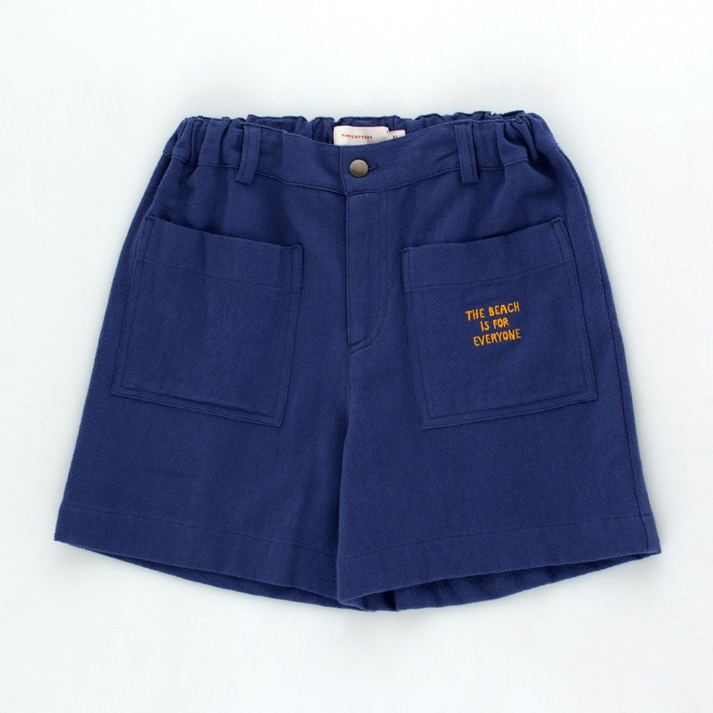 SALE40%OFF】tinycottons SOLID RETRO SHORTS indi-Go タイニー