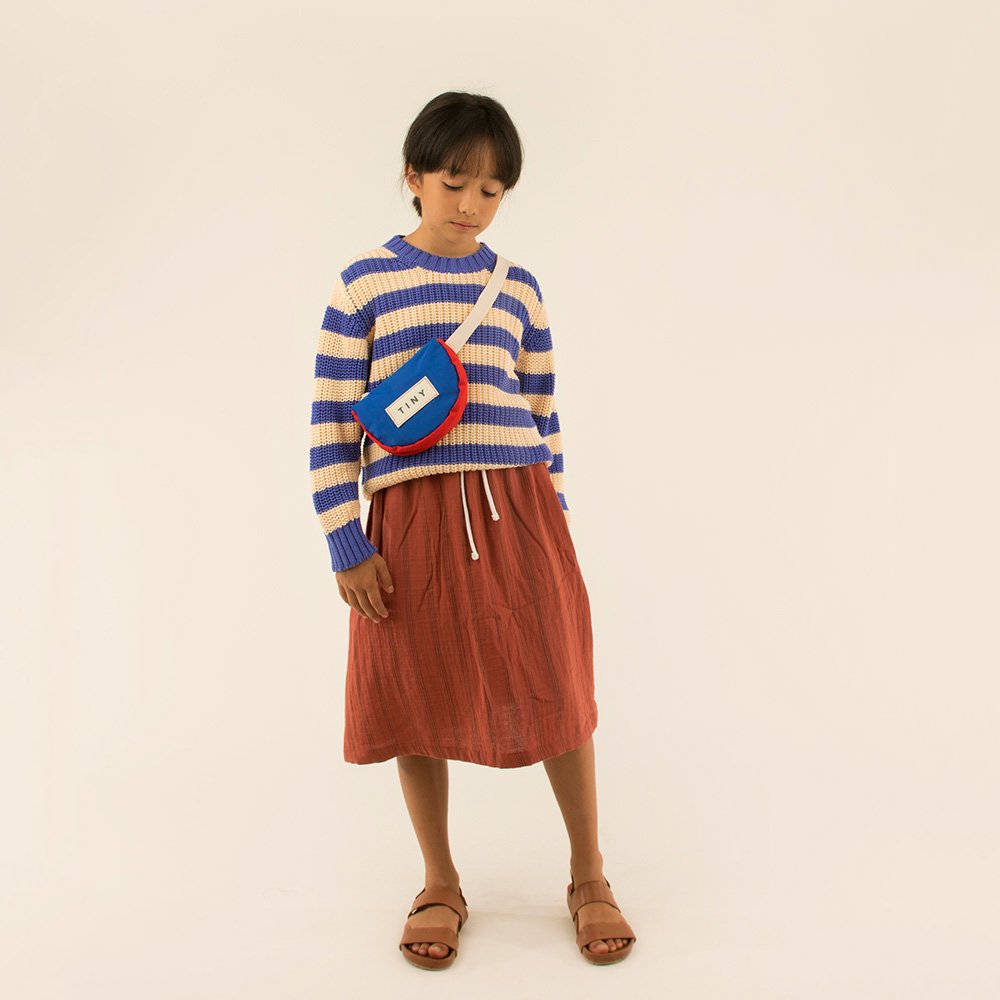 子供服90 tinycottons タイニーコットンズ スカート ブルー - スカート