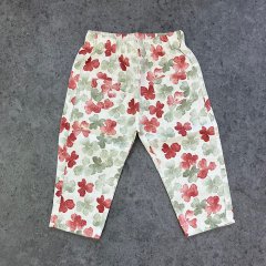 【SALE30%OFF】Play Up Linen trousers with front pocket Botany DANDELION プレイアップ 花柄ロングパンツ（ダンデライオン）